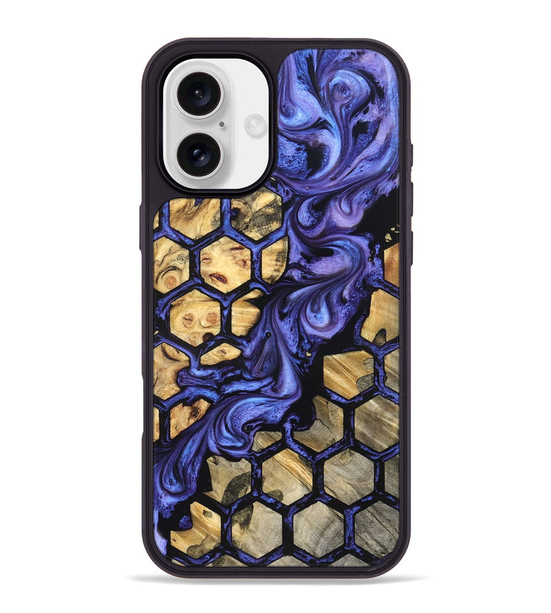 iPhone 16 Plus Wood Phone Case - Portia (Pattern, 831814)