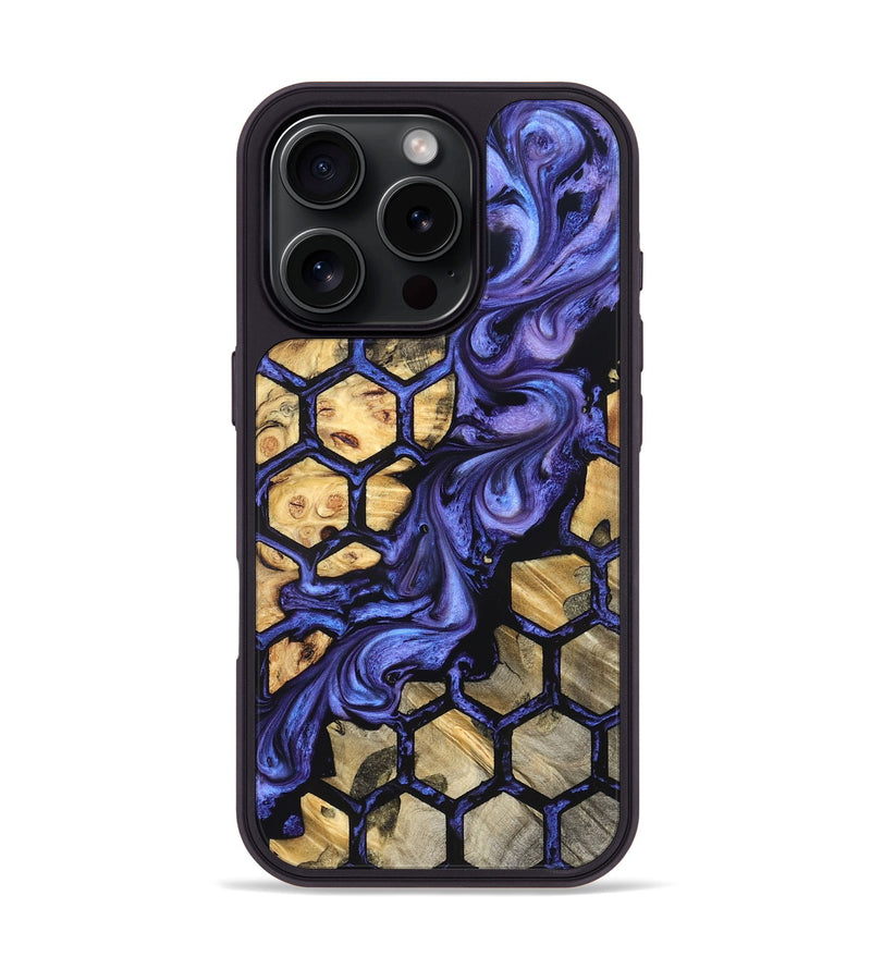 iPhone 16 Pro Wood Phone Case - Portia (Pattern, 831814)