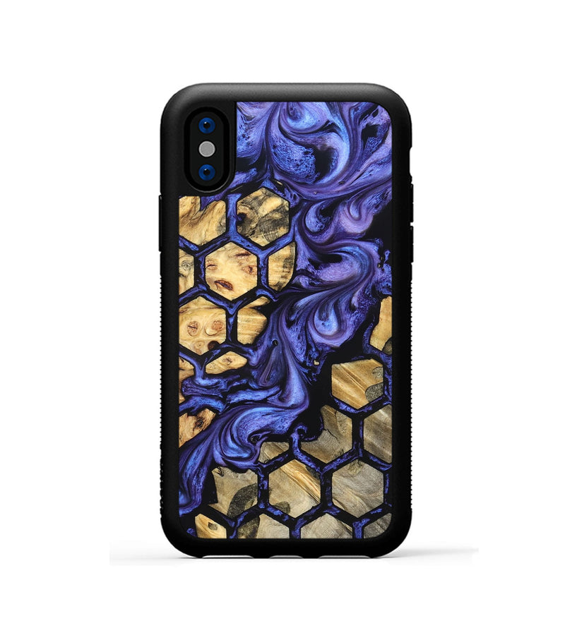 iPhone Xs Wood Phone Case - Portia (Pattern, 831814)