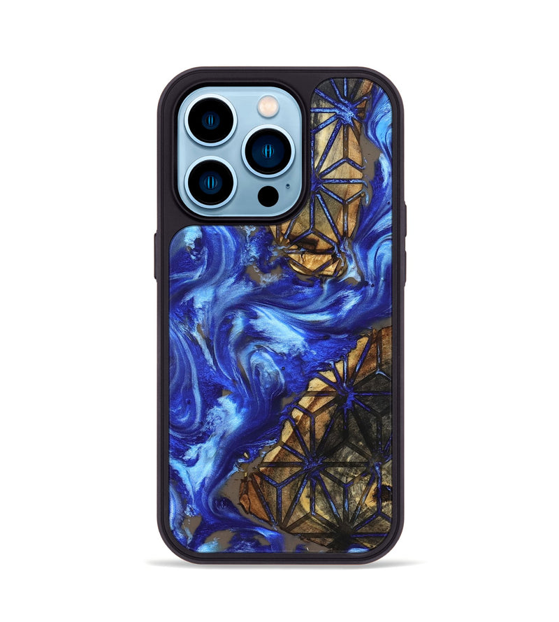 iPhone 14 Pro Wood Phone Case - Ella (Pattern, 831815)