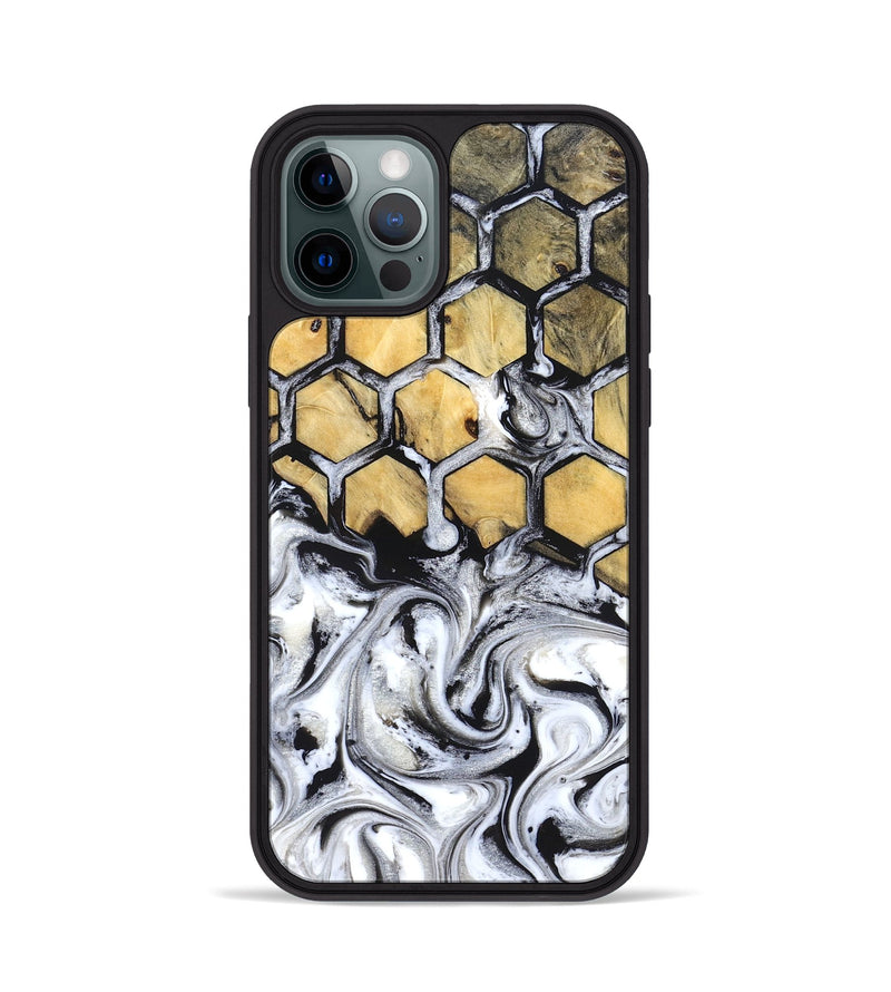 iPhone 12 Pro Wood Phone Case - Shirlee (Pattern, 831816)