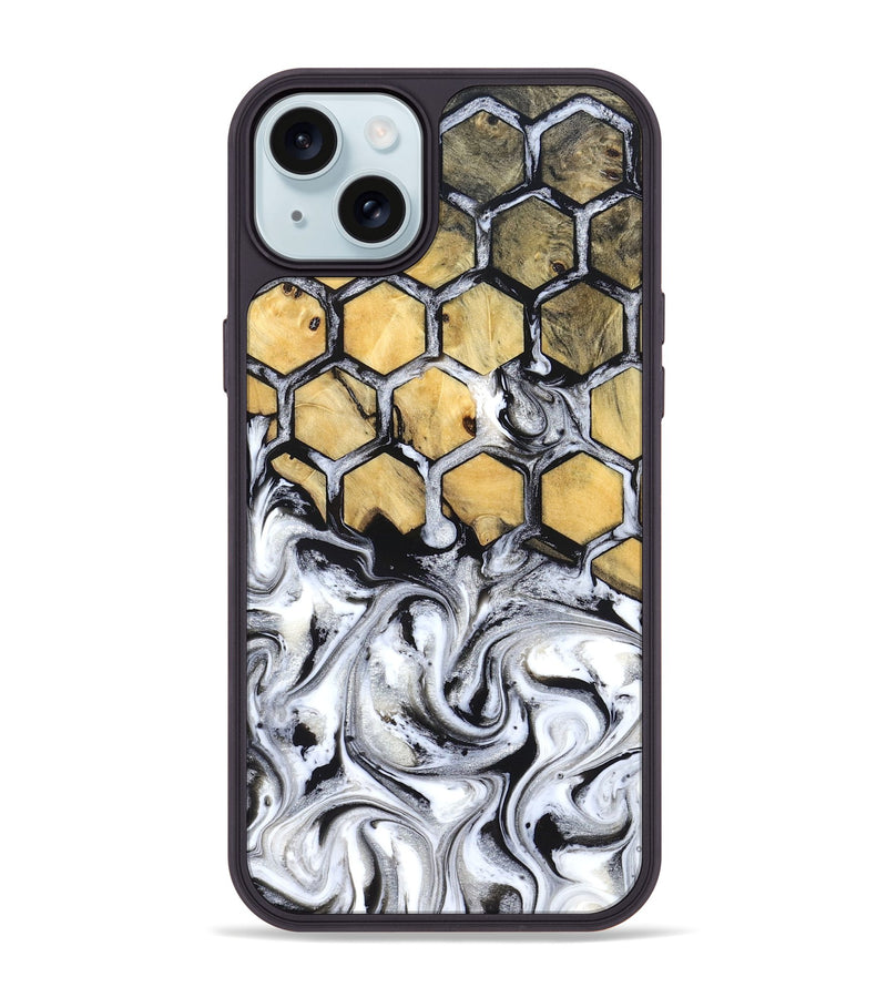 iPhone 15 Plus Wood Phone Case - Shirlee (Pattern, 831816)
