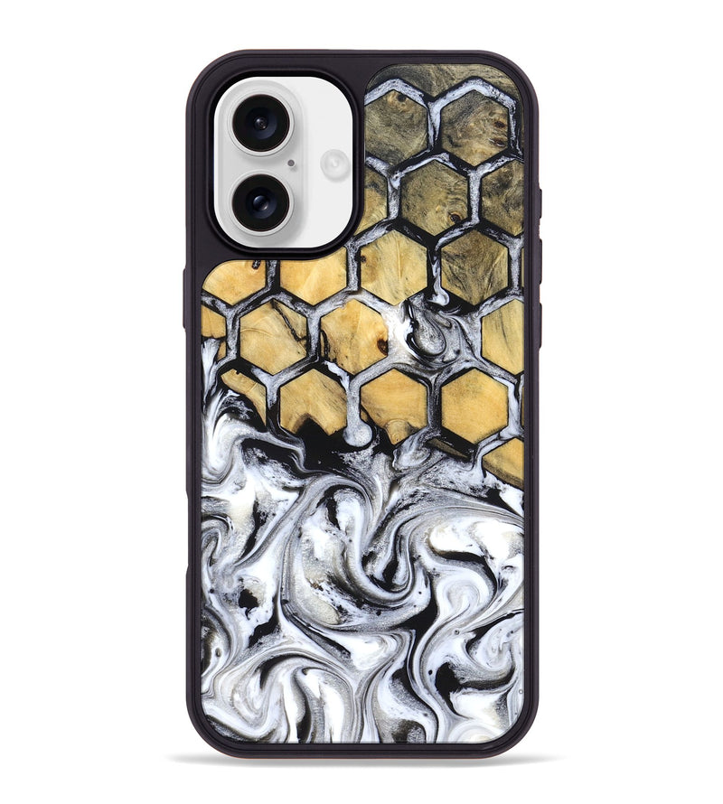 iPhone 16 Plus Wood Phone Case - Shirlee (Pattern, 831816)