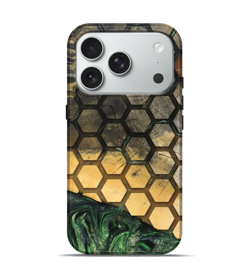 iPhone 18 Pro Wood Live Edge Phone Case - Chelsea (Pattern, 831832)