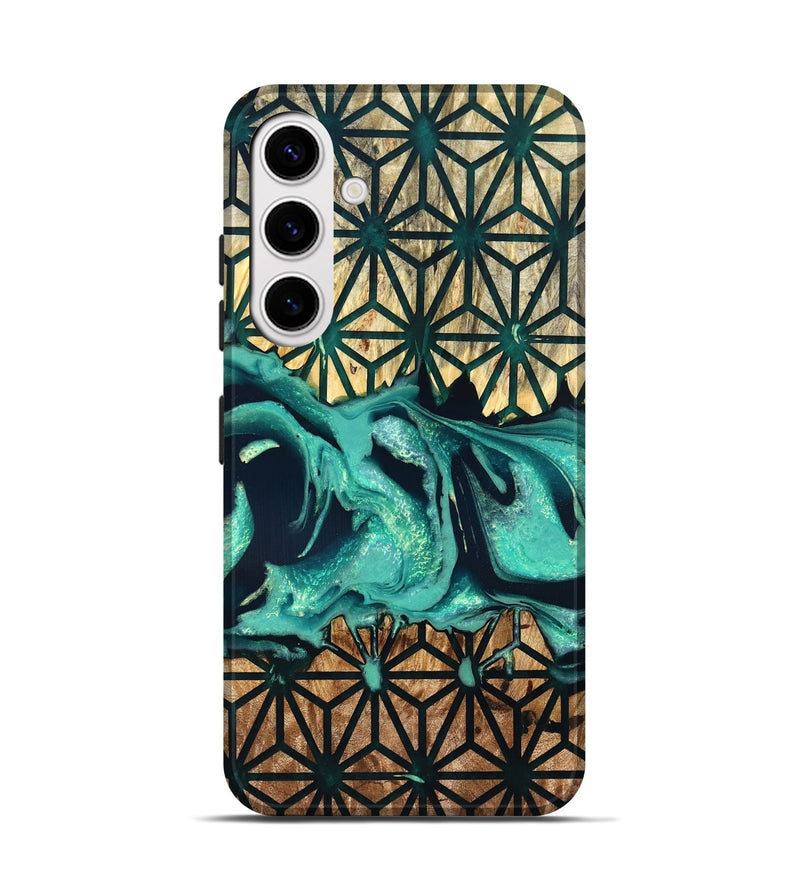 Galaxy S25 Wood Live Edge Phone Case - Victor (Pattern, 831840)