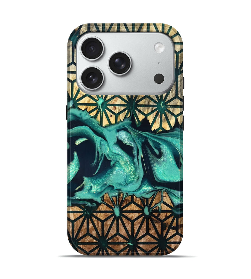 iPhone 18 Pro Wood Live Edge Phone Case - Victor (Pattern, 831840)