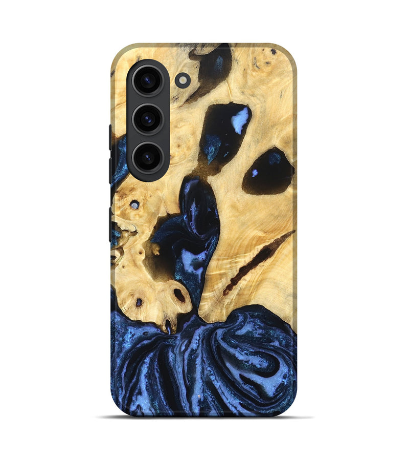 Galaxy S23 Wood Live Edge Phone Case - Dirk (Blue, 831844)