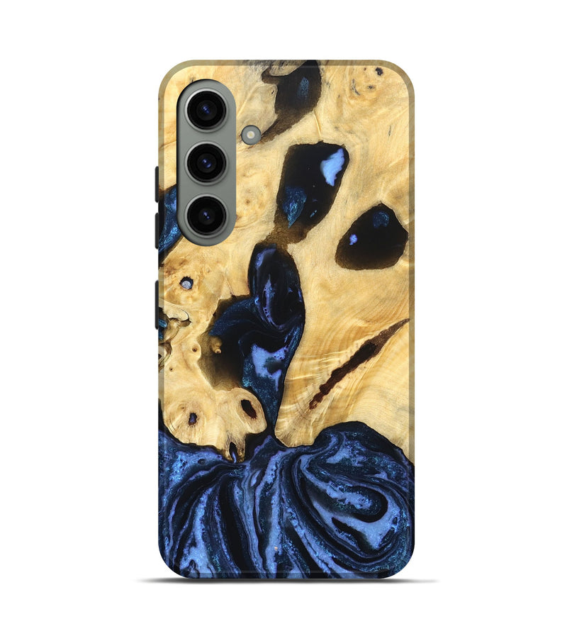 Galaxy S24 Wood Live Edge Phone Case - Dirk (Blue, 831844)