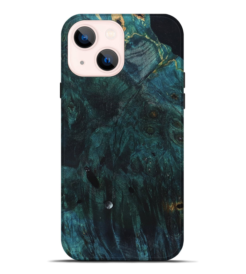 iPhone 14 Plus Wood Live Edge Phone Case - Kyra (Solid Wood, 831848)
