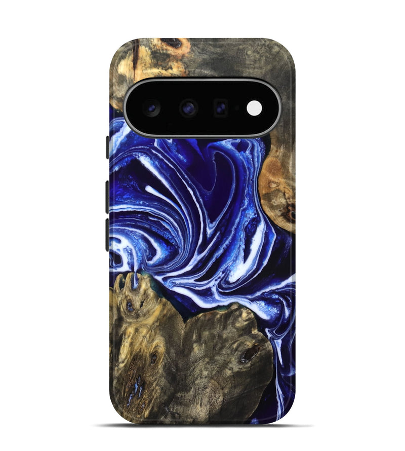 Pixel 11 Wood Live Edge Phone Case - Jean (Blue, 831849)
