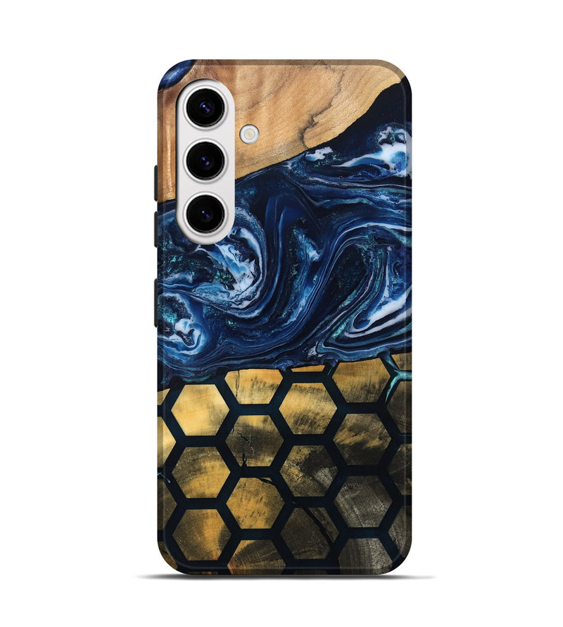 Galaxy S25 Wood Live Edge Phone Case - Tanya (Pattern, 831855)