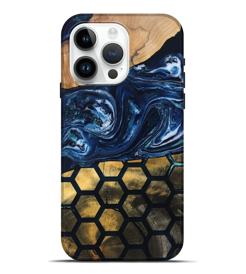 iPhone 15 Pro Max Wood Live Edge Phone Case - Tanya (Pattern, 831855)