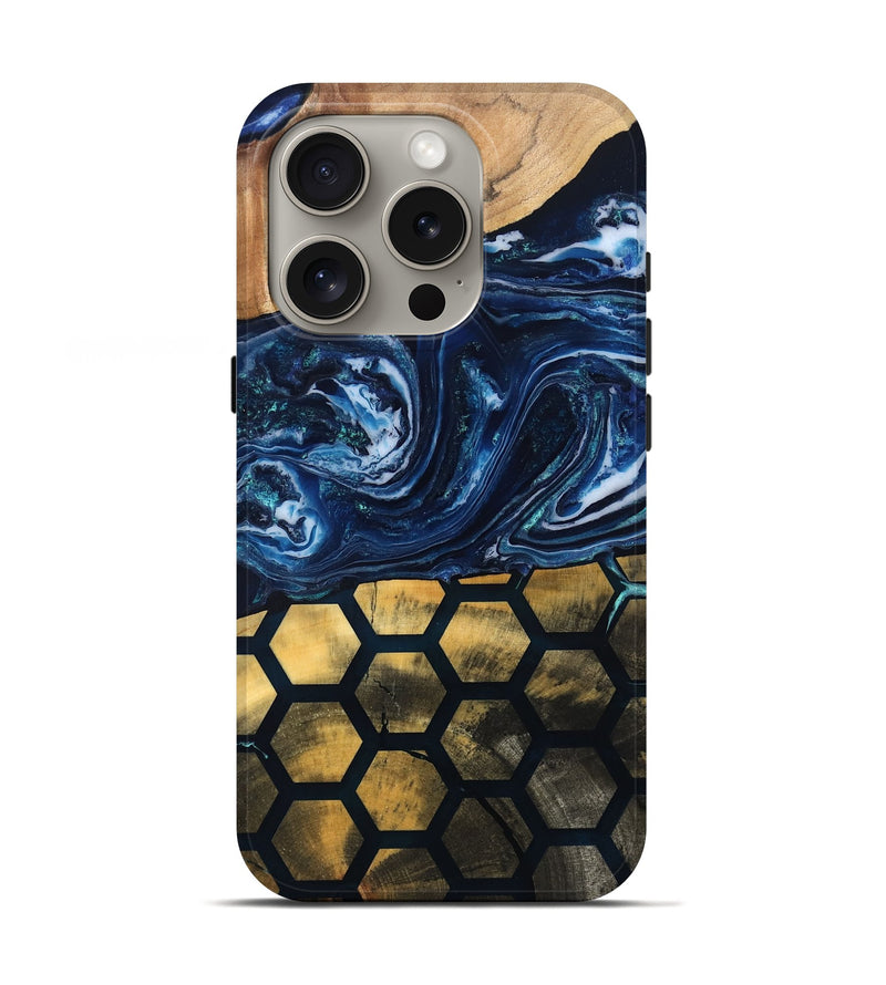 iPhone 16 Pro Wood Live Edge Phone Case - Tanya (Pattern, 831855)