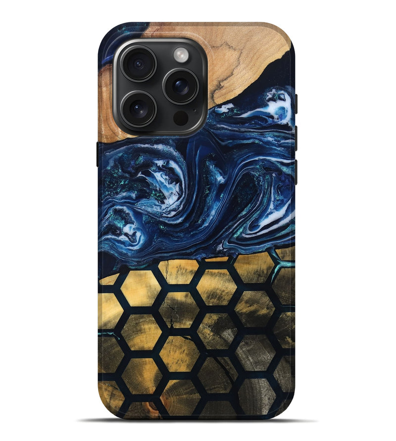 iPhone 16 Pro Max Wood Live Edge Phone Case - Tanya (Pattern, 831855)