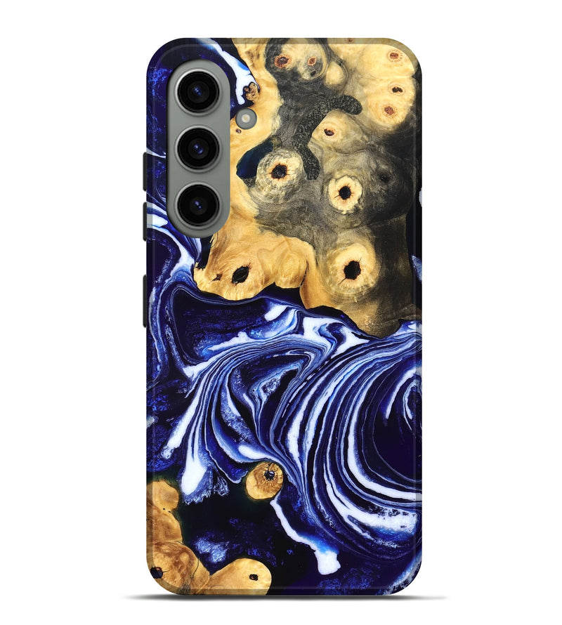 Galaxy S24 Plus Wood Live Edge Phone Case - Carie (Blue, 831856)