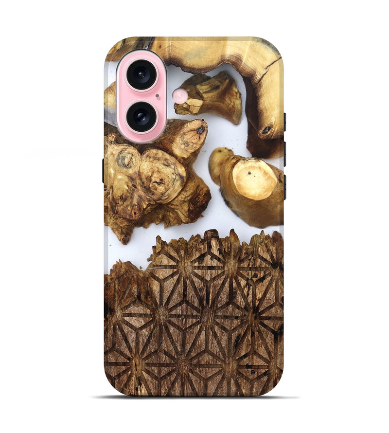 iPhone 17 Wood Live Edge Phone Case - Haywood (Clear, 831857)