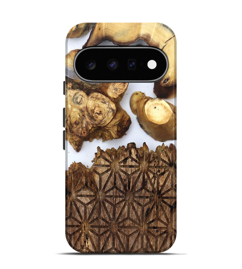Pixel 11 Wood Live Edge Phone Case - Haywood (Clear, 831857)