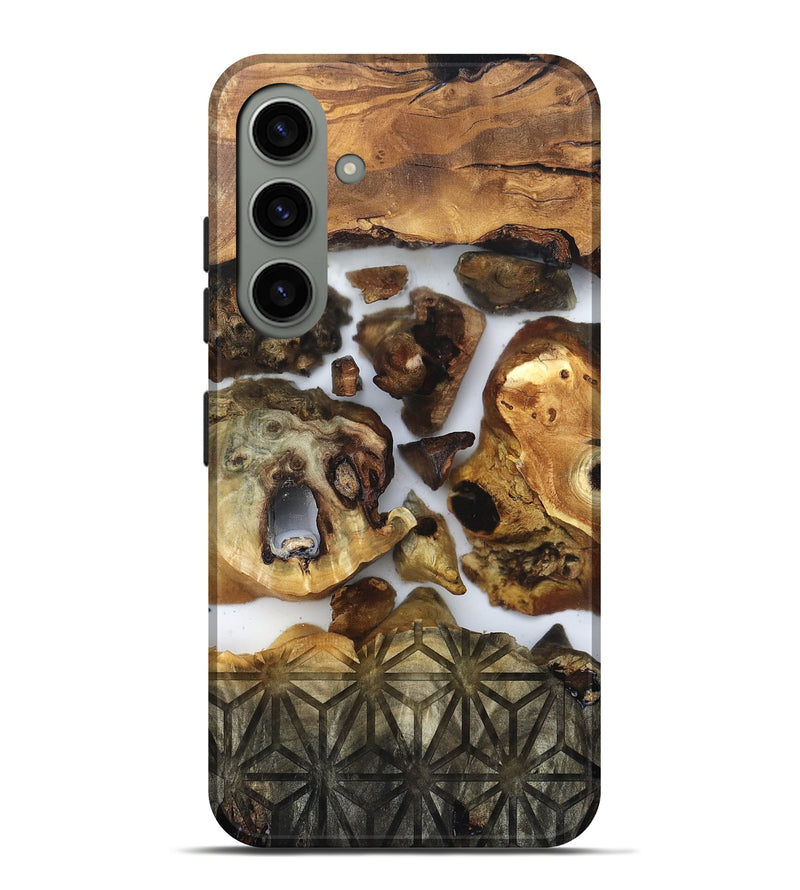Galaxy S24 Plus Wood Live Edge Phone Case - Vinnie (Clear, 831858)