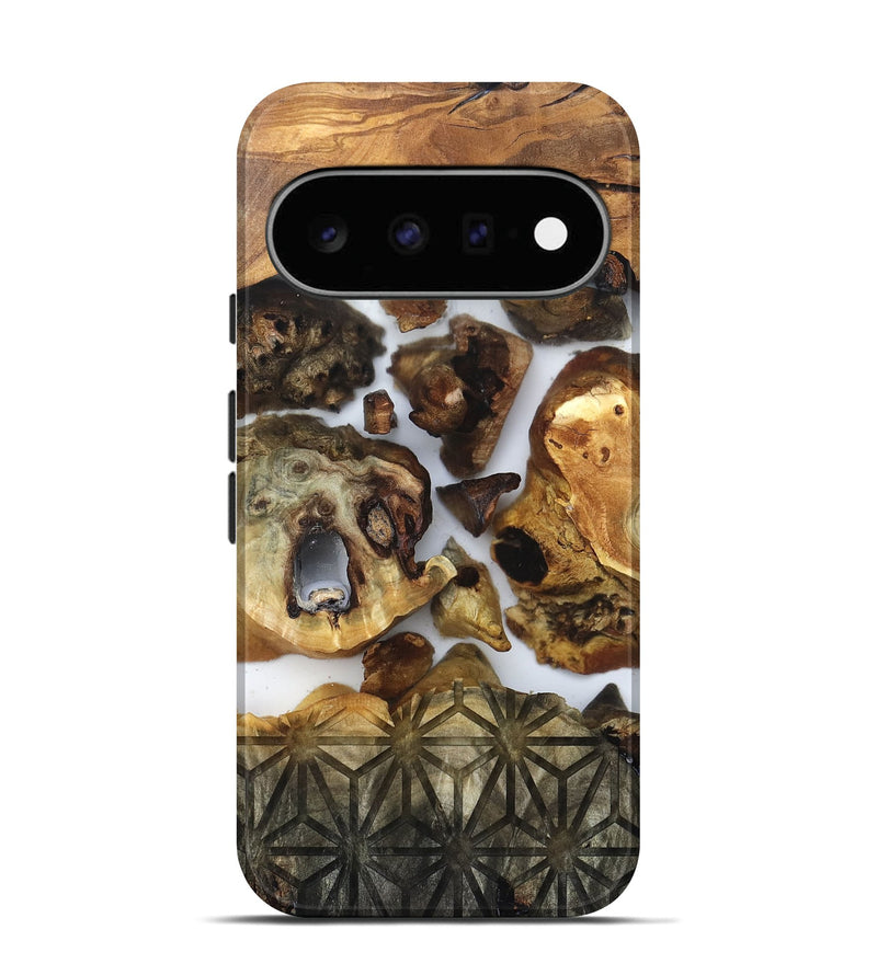 Pixel 11 Wood Live Edge Phone Case - Vinnie (Clear, 831858)