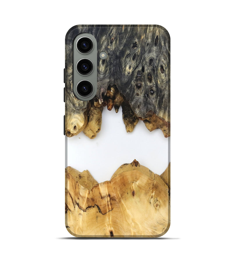 Galaxy S24 Wood Live Edge Phone Case - Mindi (Clear, 831859)