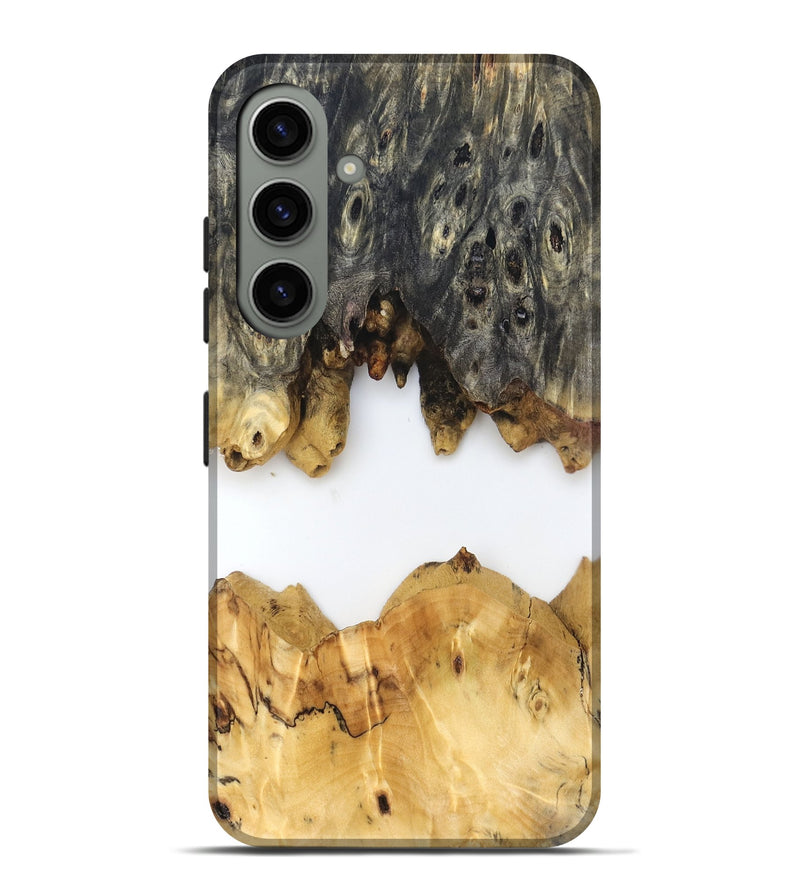 Galaxy S24 Plus Wood Live Edge Phone Case - Mindi (Clear, 831859)