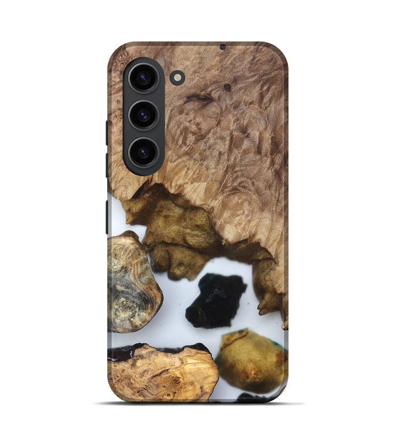 Galaxy S23 Wood Live Edge Phone Case - Zeke (Clear, 831860)