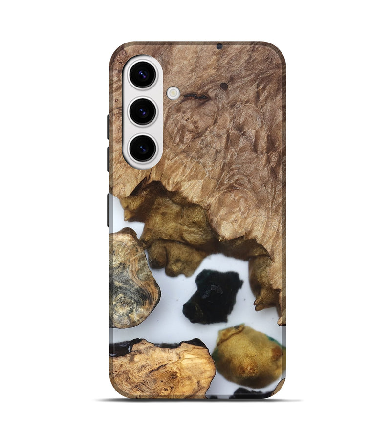 Galaxy S25 Wood Live Edge Phone Case - Zeke (Clear, 831860)