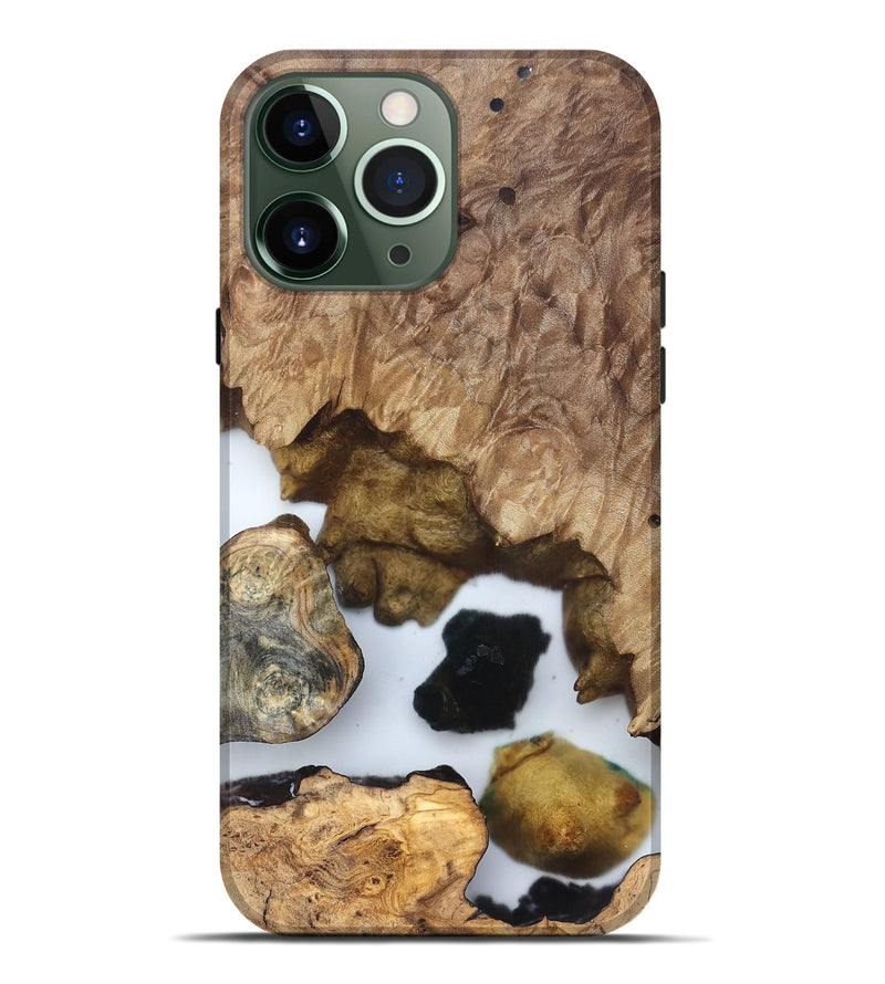 iPhone 13 Pro Max Wood Live Edge Phone Case - Zeke (Clear, 831860)