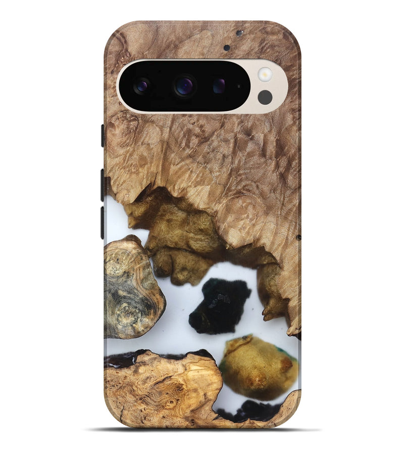 Pixel 9 Pro XL Wood Live Edge Phone Case - Zeke (Clear, 831860)