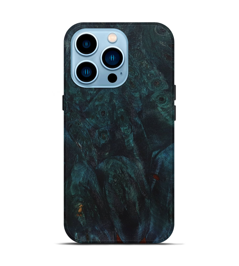 iPhone 14 Pro Wood Live Edge Phone Case - Xzavier (Solid Wood, 831861)