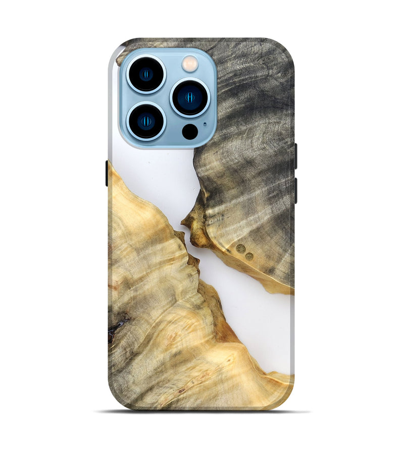 iPhone 14 Pro Wood Live Edge Phone Case - Carina (Clear, 831868)