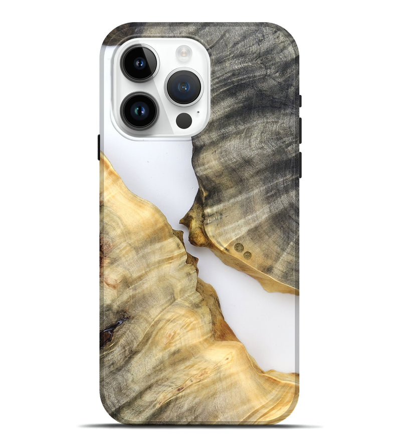 iPhone 15 Pro Max Wood Live Edge Phone Case - Carina (Clear, 831868)
