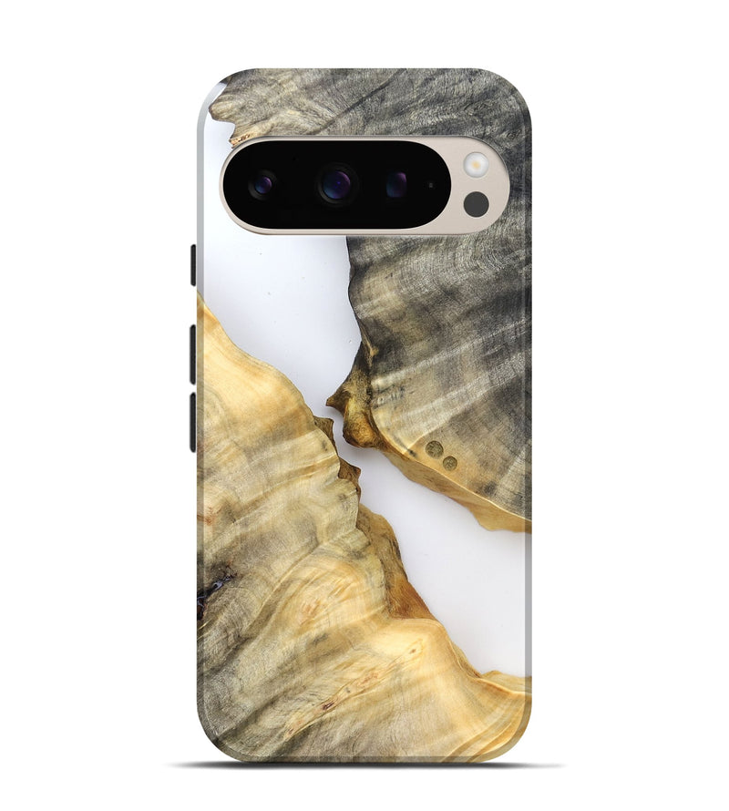 Pixel 9 Pro Wood Live Edge Phone Case - Carina (Clear, 831868)