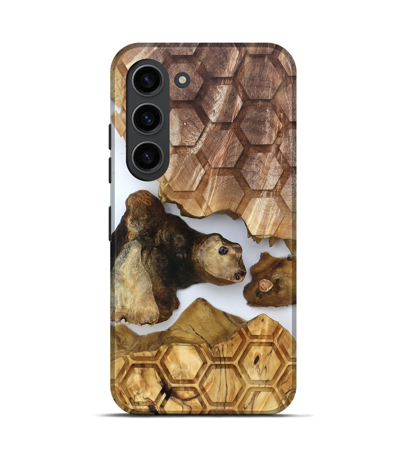 Galaxy S23 Wood Live Edge Phone Case - Colonel (Clear, 831869)