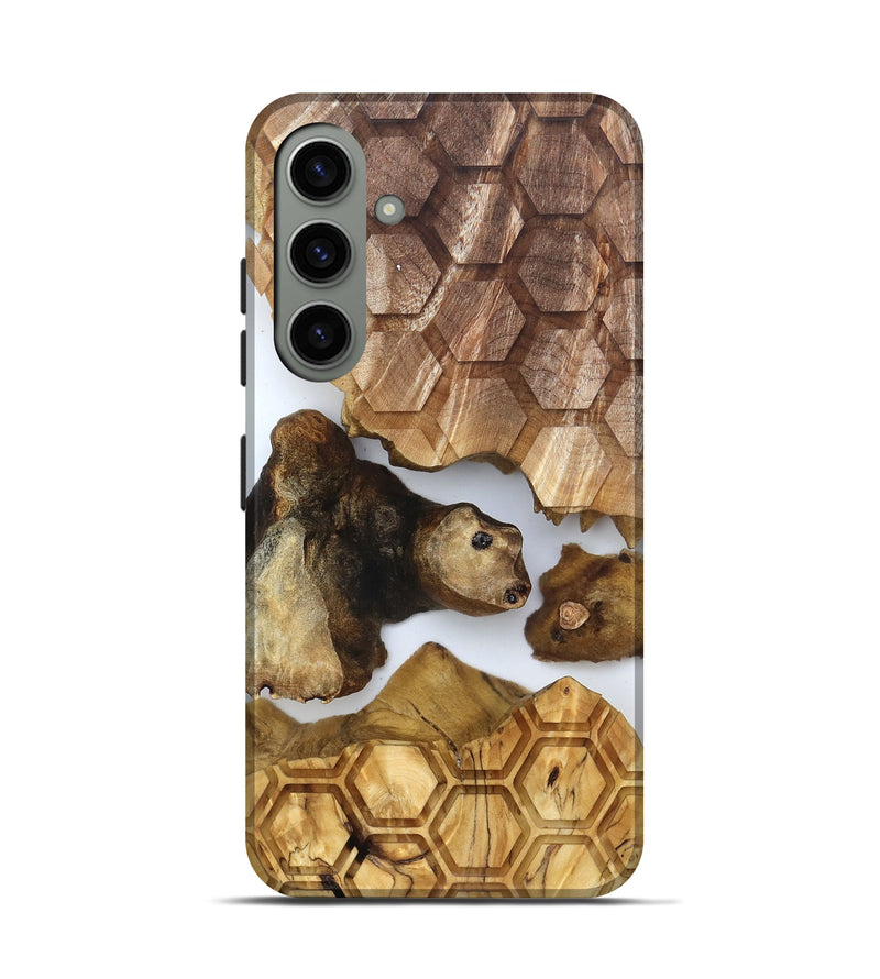 Galaxy S24 Wood Live Edge Phone Case - Colonel (Clear, 831869)