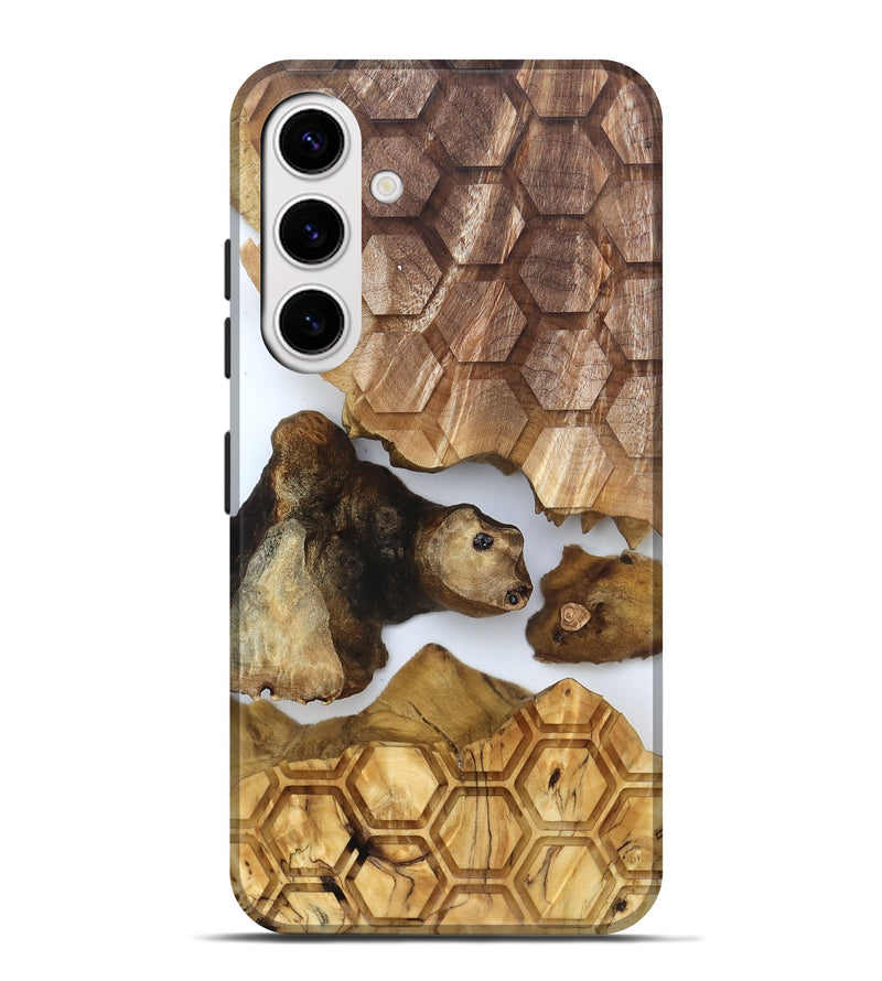 Galaxy S25 Plus Wood Live Edge Phone Case - Colonel (Clear, 831869)