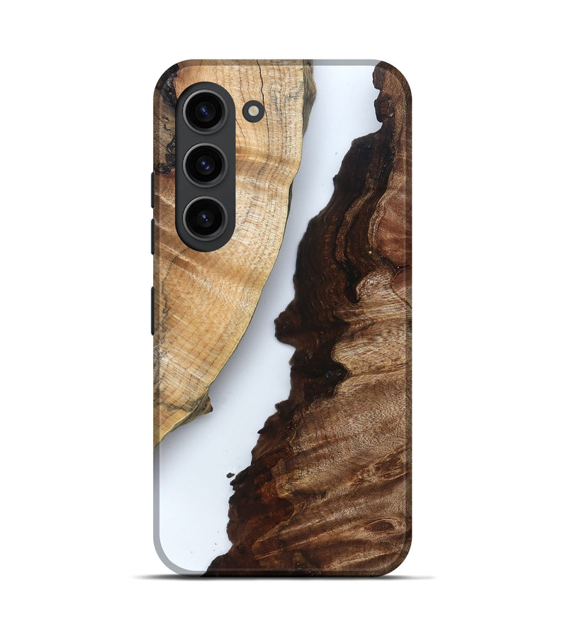 Galaxy S23 Wood Live Edge Phone Case - Calum (Clear, 831870)