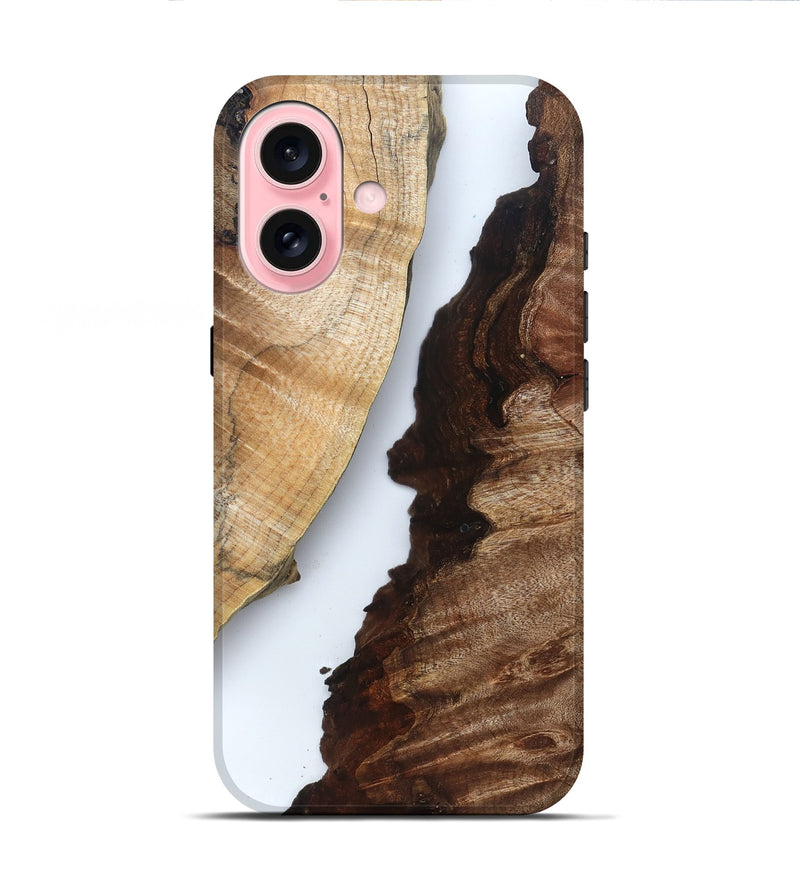 iPhone 16 Wood Live Edge Phone Case - Calum (Clear, 831870)