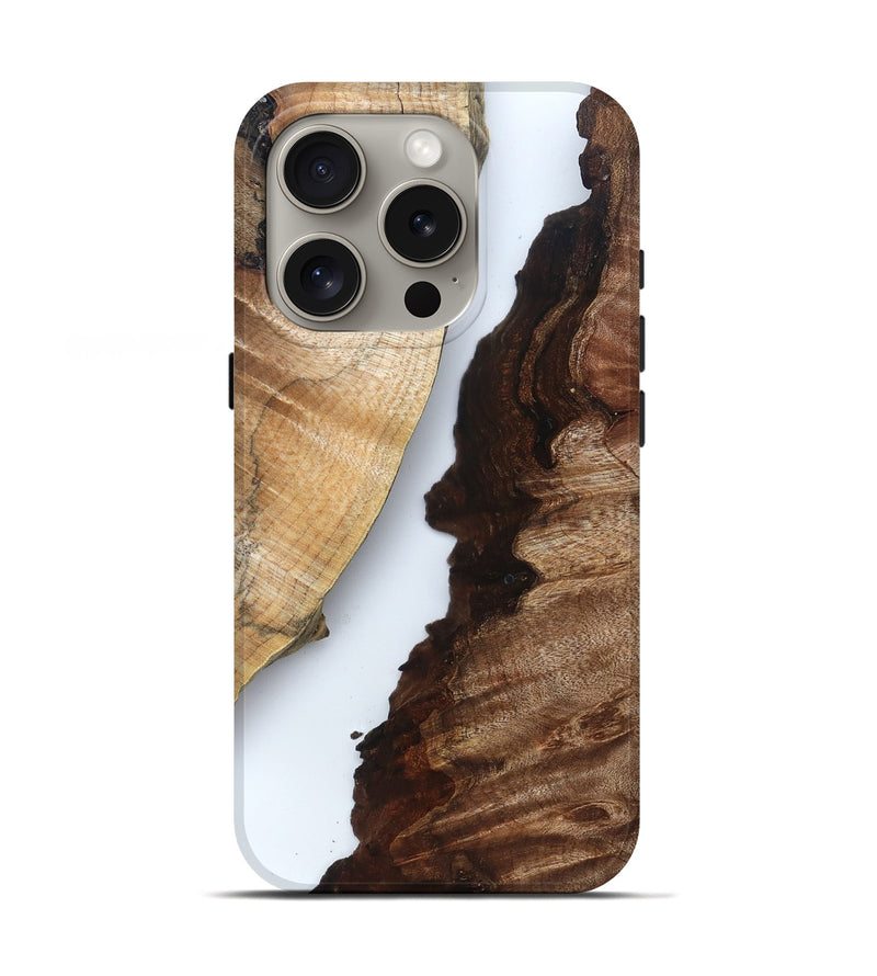iPhone 16 Pro Wood Live Edge Phone Case - Calum (Clear, 831870)