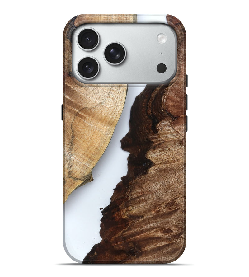 iPhone 18 Pro Max Wood Live Edge Phone Case - Calum (Clear, 831870)