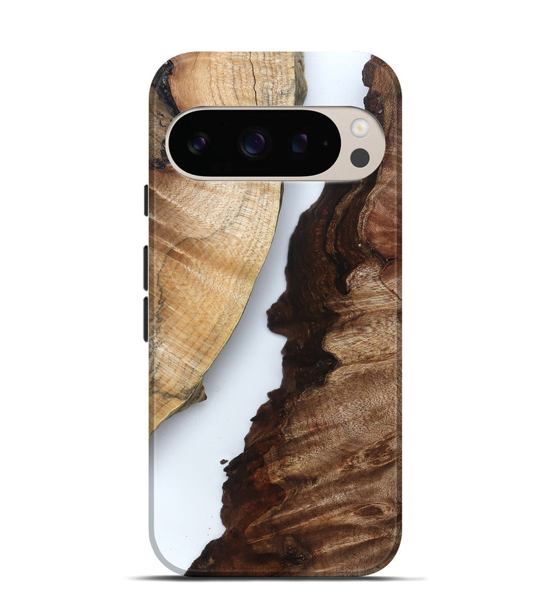 Pixel 10 Pro Wood Live Edge Phone Case - Calum (Clear, 831870)