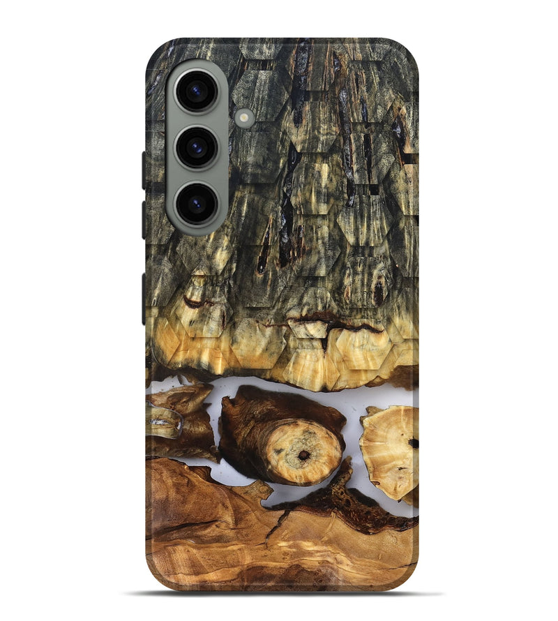 Galaxy S24 Plus Wood Live Edge Phone Case - Angela (Clear, 831871)
