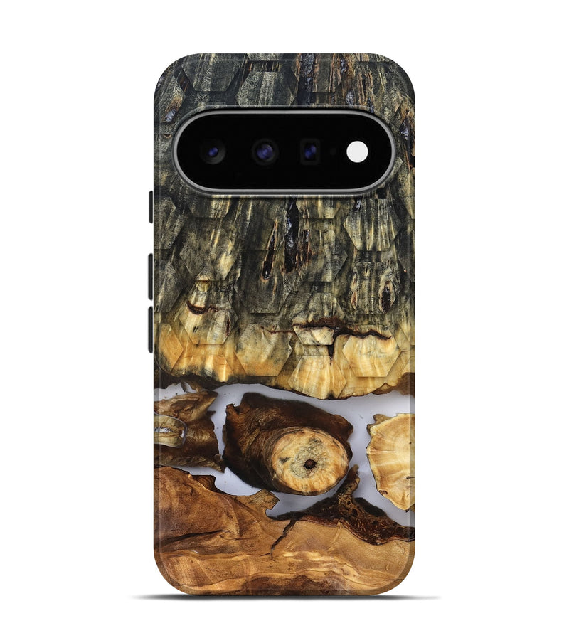 Pixel 11 Pro Wood Live Edge Phone Case - Angela (Clear, 831871)