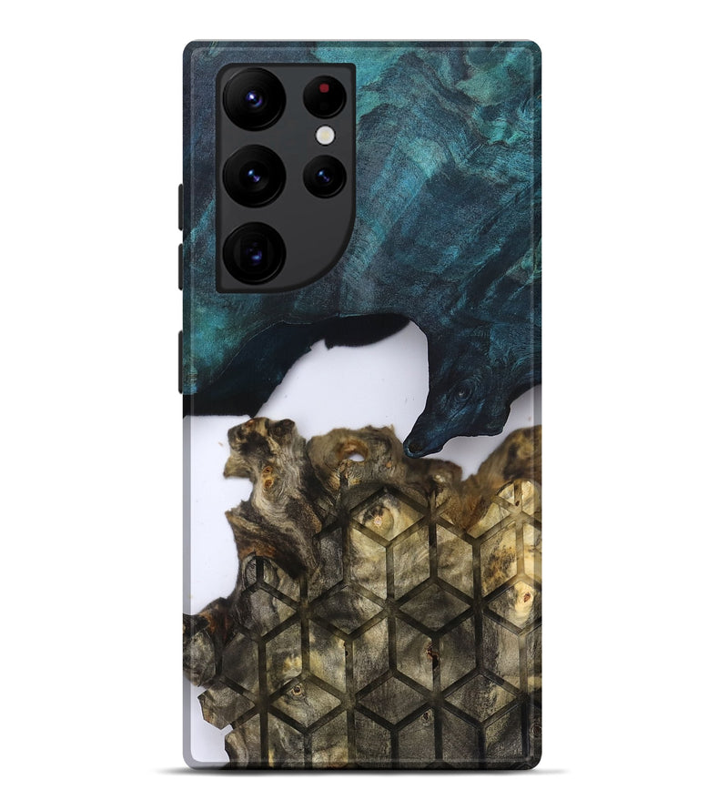 Galaxy S22 Ultra Wood Live Edge Phone Case - Tatyana (Clear, 831872)