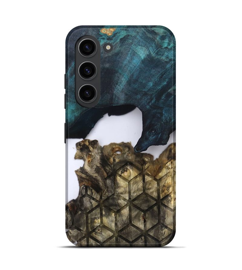 Galaxy S23 Wood Live Edge Phone Case - Tatyana (Clear, 831872)