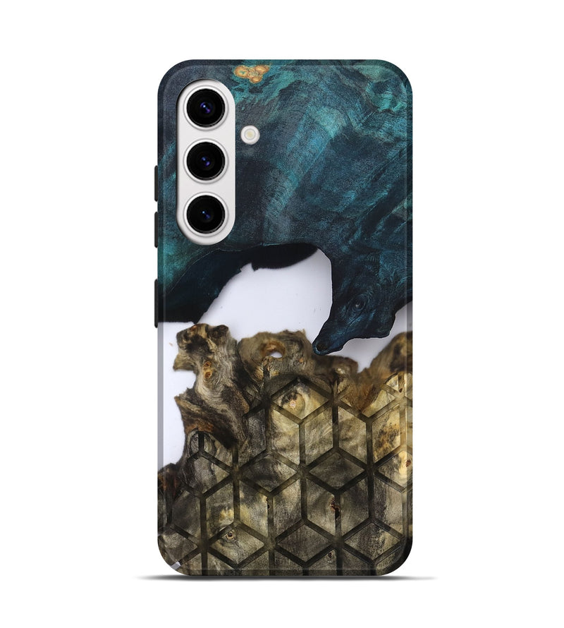 Galaxy S25 Wood Live Edge Phone Case - Tatyana (Clear, 831872)
