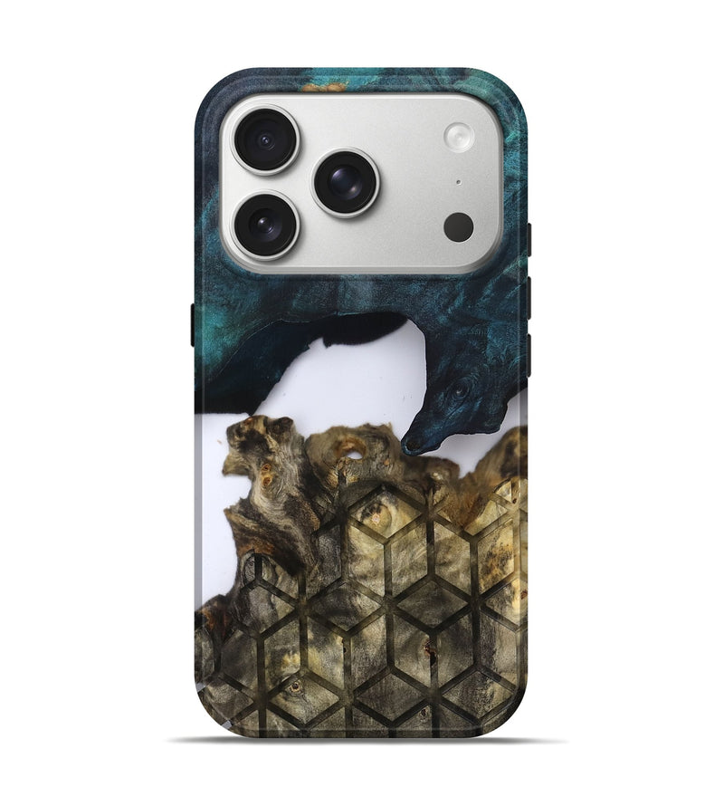 iPhone 17 Pro Wood Live Edge Phone Case - Tatyana (Clear, 831872)