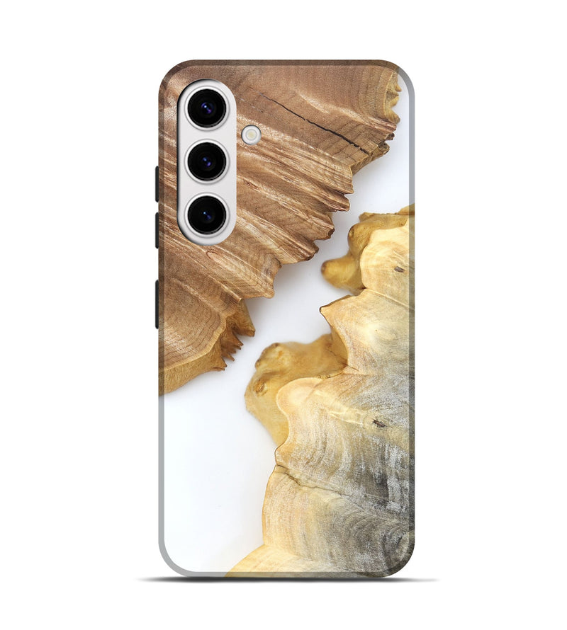 Galaxy S25 Wood Live Edge Phone Case - Sabrina (Clear, 831873)