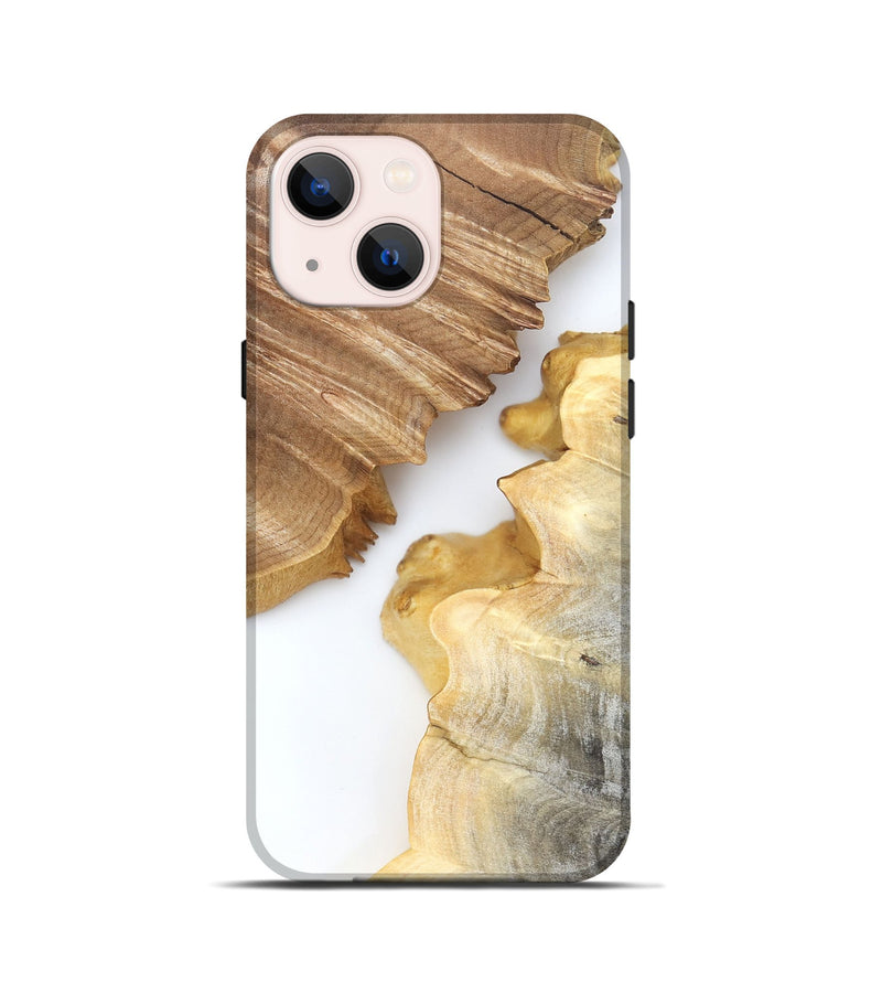 iPhone 13 mini Wood Live Edge Phone Case - Sabrina (Clear, 831873)