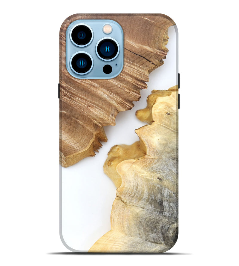 iPhone 14 Pro Max Wood Live Edge Phone Case - Sabrina (Clear, 831873)